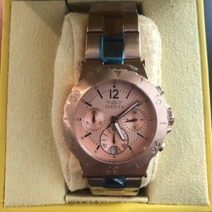 NWT INVICTA SPECIALTY 1277 Rosegold Watch